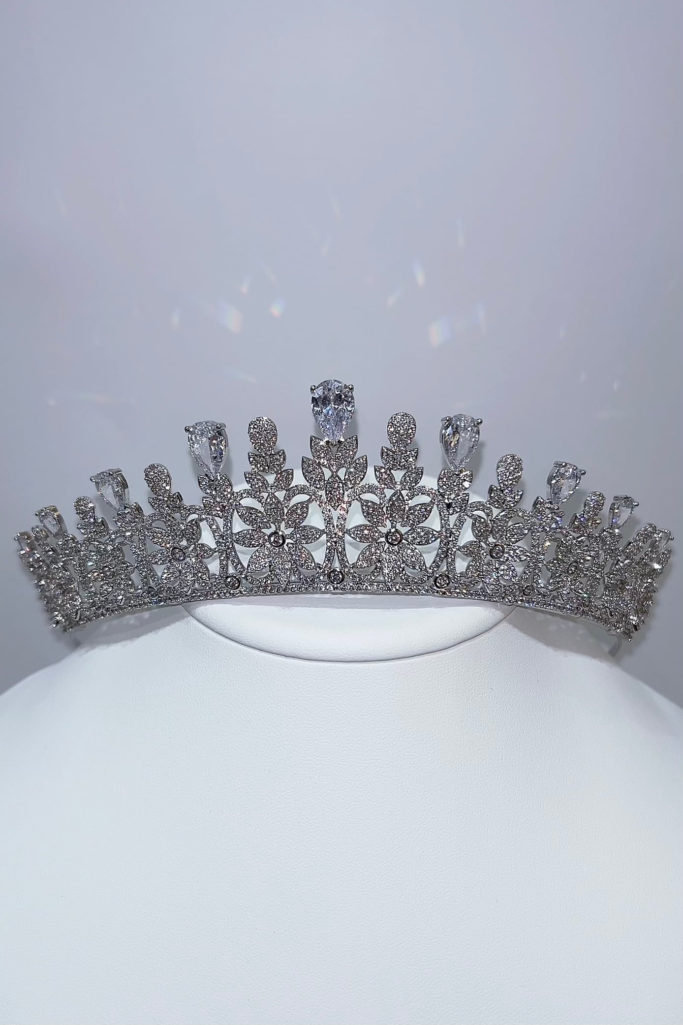 ジルコニアティアラ ~ブライダルティアラ~ ≪ZT-15≫【結婚式 ヘアアクセサリー】