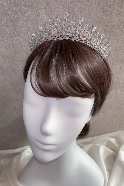 ジルコニアティアラ ~ブライダルティアラ~ ≪ZT-15≫【結婚式 ヘアアクセサリー】