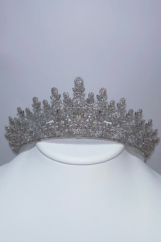 ジルコニアティアラ ~ブライダルティアラ~ ≪ZT-16≫【結婚式 ヘアアクセサリー】