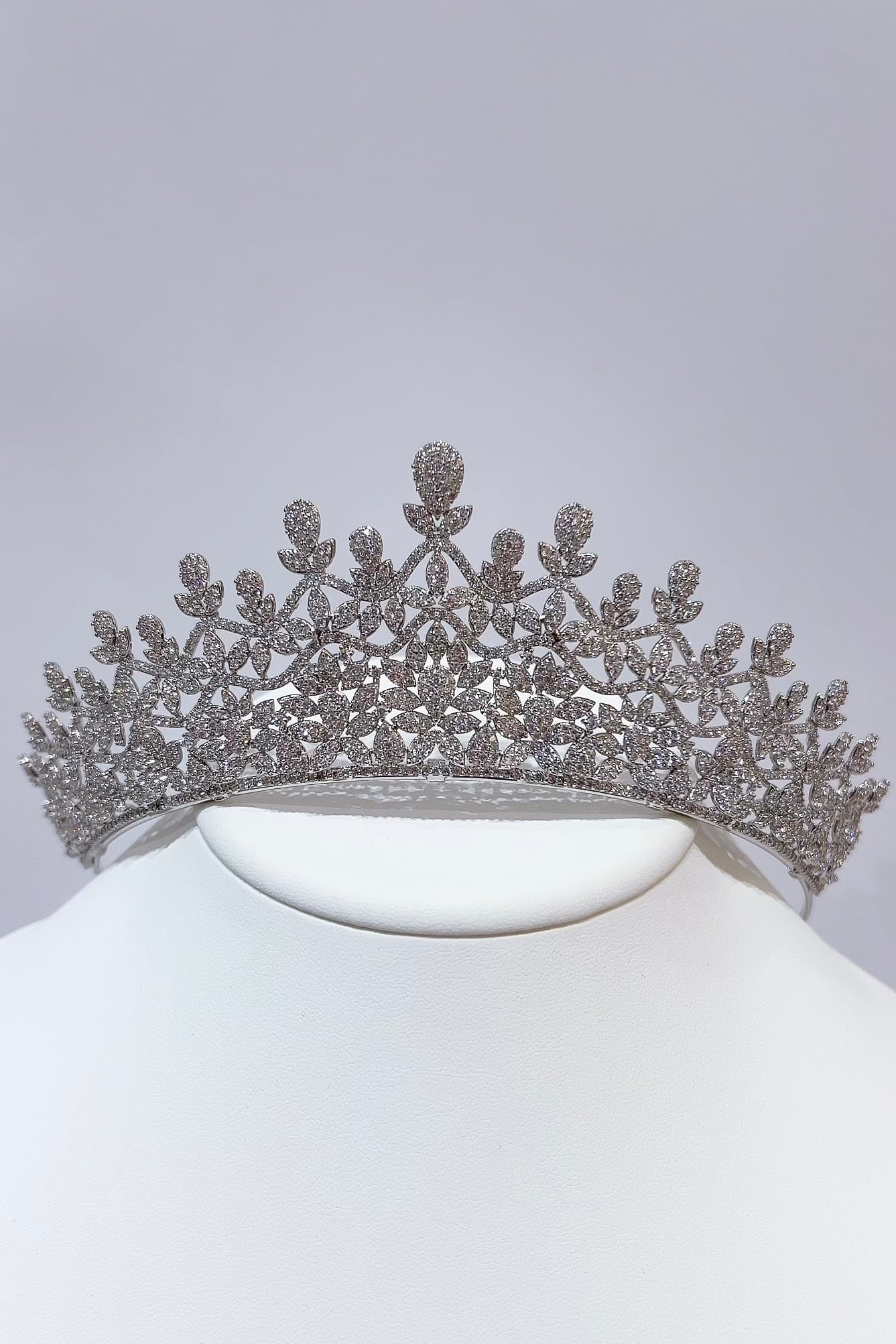 ジルコニアティアラ ~ブライダルティアラ~ ≪ZT-16≫【結婚式 ヘアアクセサリー】