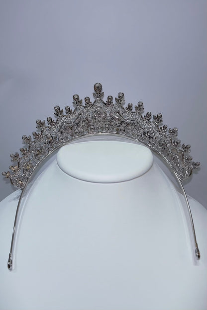 ジルコニアティアラ ~ブライダルティアラ~ ≪ZT-16≫【結婚式 ヘアアクセサリー】