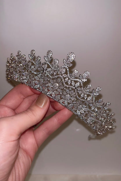 ジルコニアティアラ ~ブライダルティアラ~ ≪ZT-16≫【結婚式 ヘアアクセサリー】