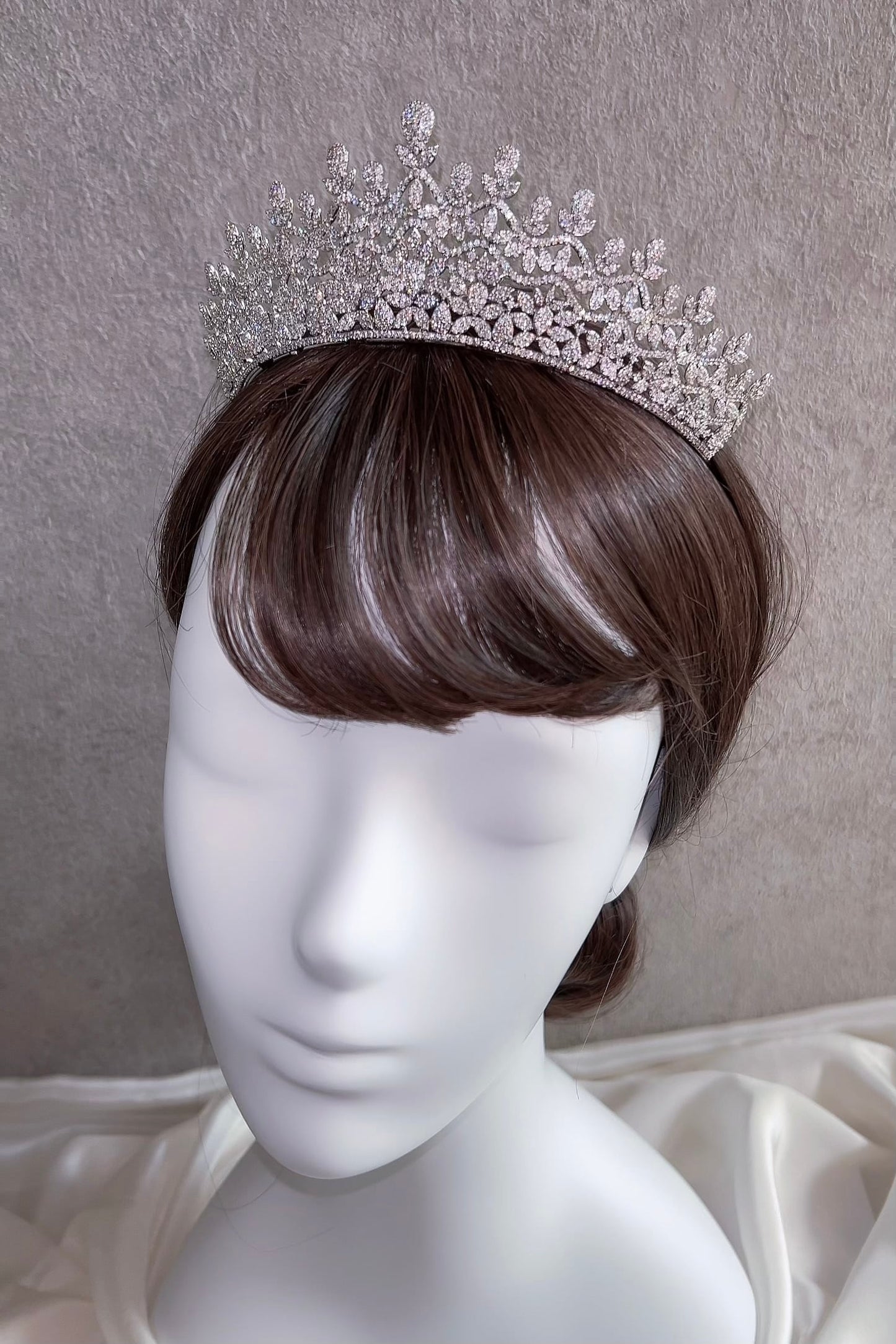 ジルコニアティアラ ~ブライダルティアラ~ ≪ZT-16≫【結婚式 ヘアアクセサリー】