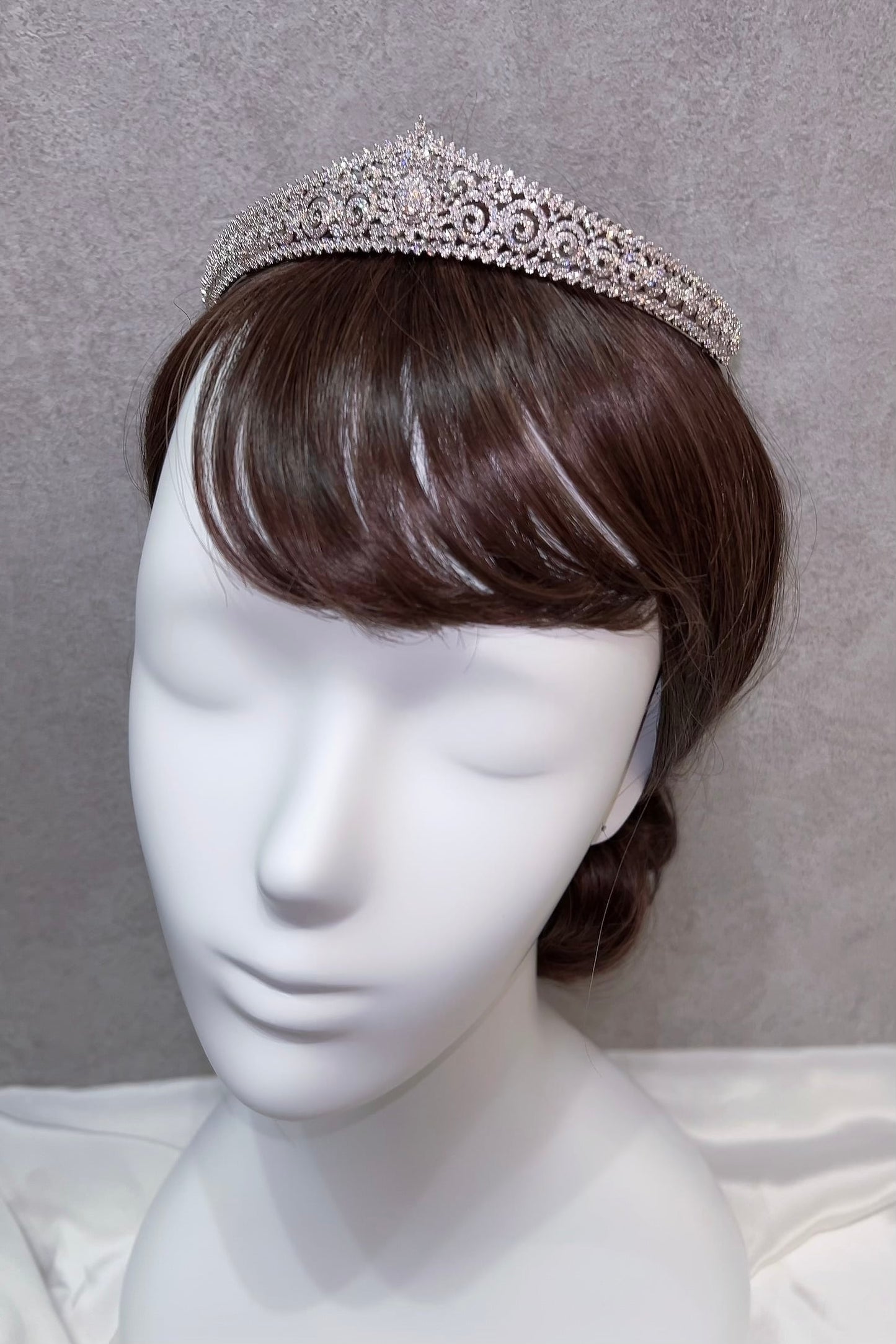 ジルコニアティアラ ~ブライダルティアラ~ ≪ZT-19≫【結婚式 ヘアアクセサリー】