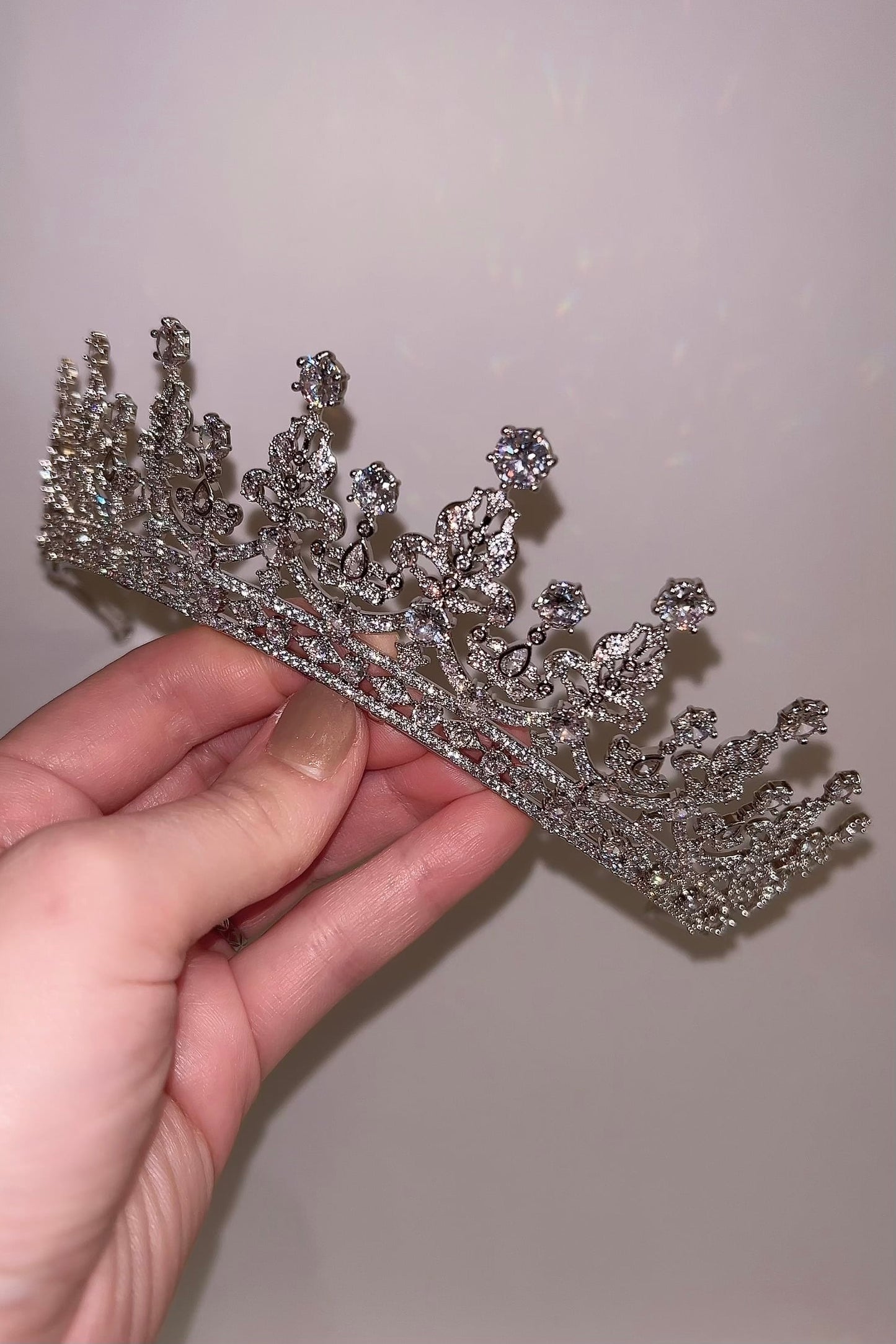 ジルコニアティアラ ~ブライダルティアラ~ ≪ZT-20≫【結婚式 ヘアアクセサリー】