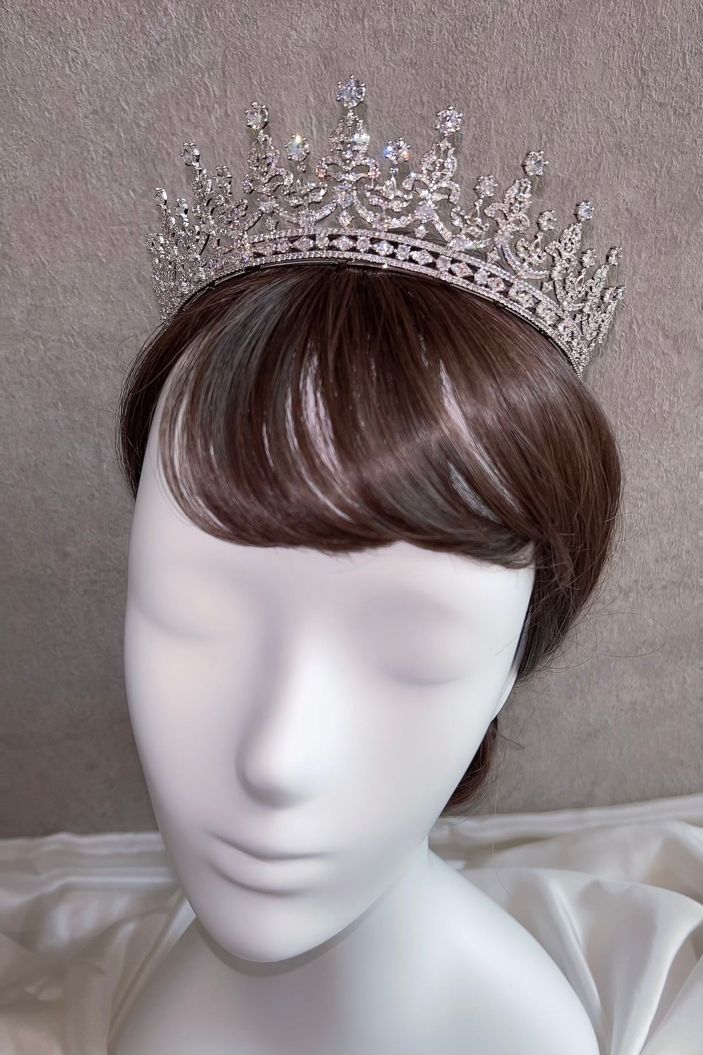 ジルコニアティアラ ~ブライダルティアラ~ ≪ZT-20≫【結婚式 ヘアアクセサリー】