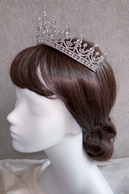 ジルコニアティアラ ~ブライダルティアラ~ ≪ZT-20≫【結婚式 ヘアアクセサリー】