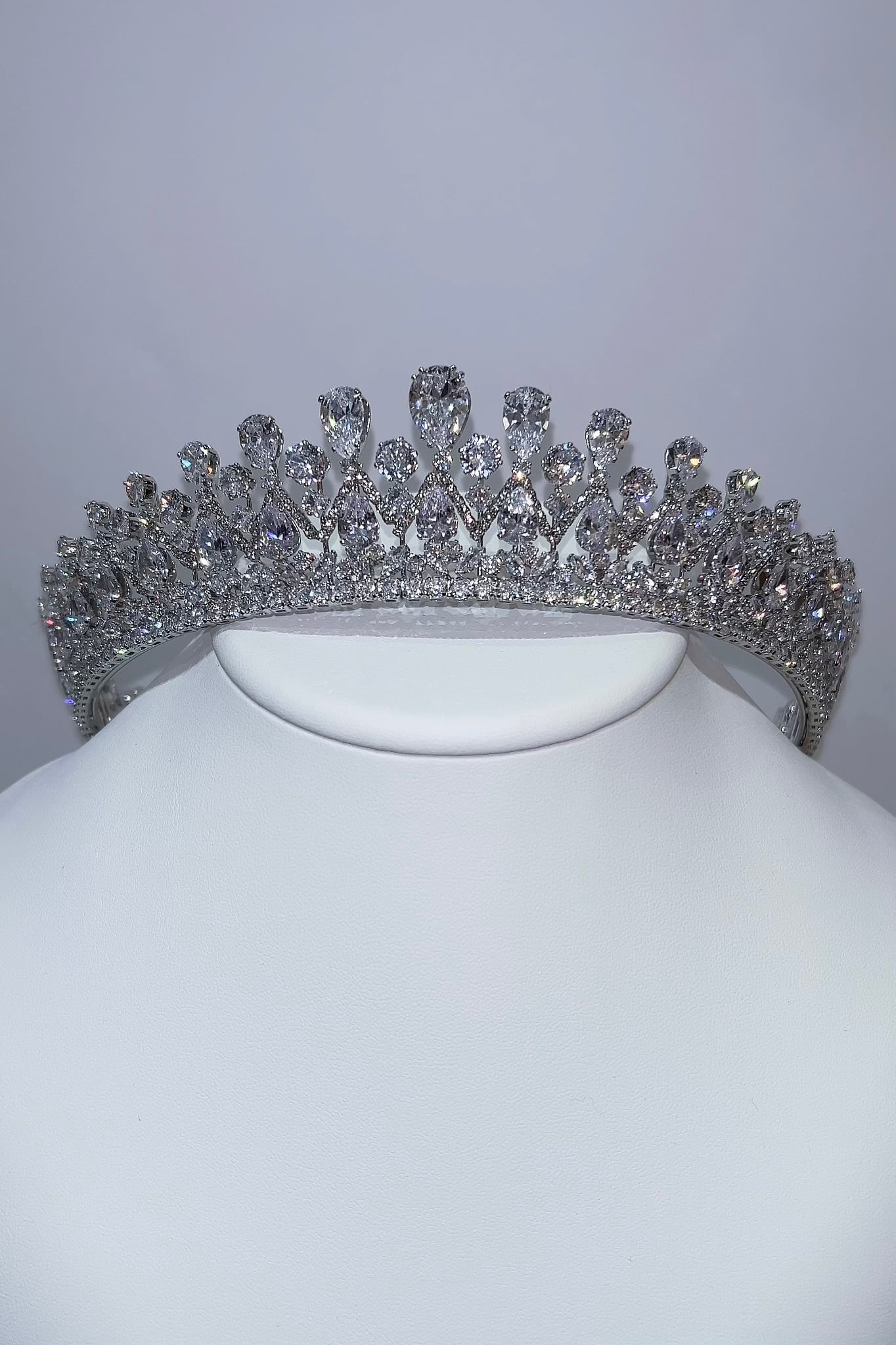 ジルコニアティアラ ~ブライダルティアラ~ ≪ZT-26≫【結婚式 ヘアアクセサリー】