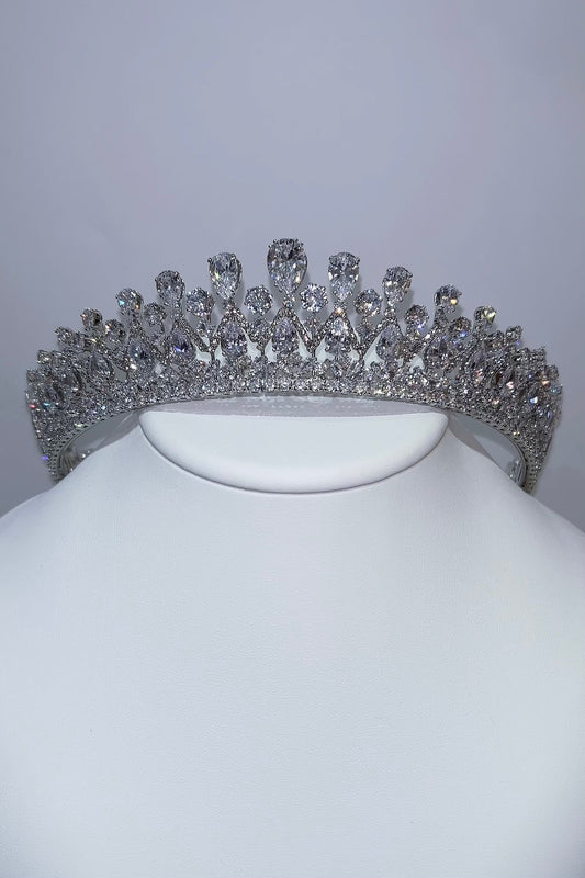 ジルコニアティアラ ~ブライダルティアラ~ ≪ZT-26≫【結婚式 ヘアアクセサリー】