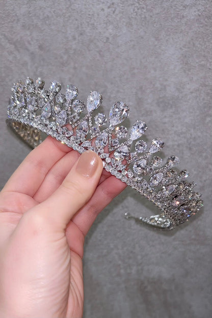 ジルコニアティアラ ~ブライダルティアラ~ ≪ZT-26≫【結婚式 ヘアアクセサリー】