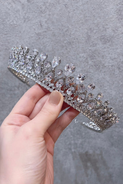 ジルコニアティアラ ~ブライダルティアラ~ ≪ZT-26≫【結婚式 ヘアアクセサリー】