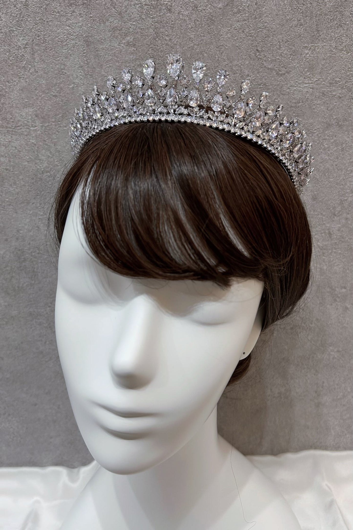 ジルコニアティアラ ~ブライダルティアラ~ ≪ZT-26≫【結婚式 ヘアアクセサリー】