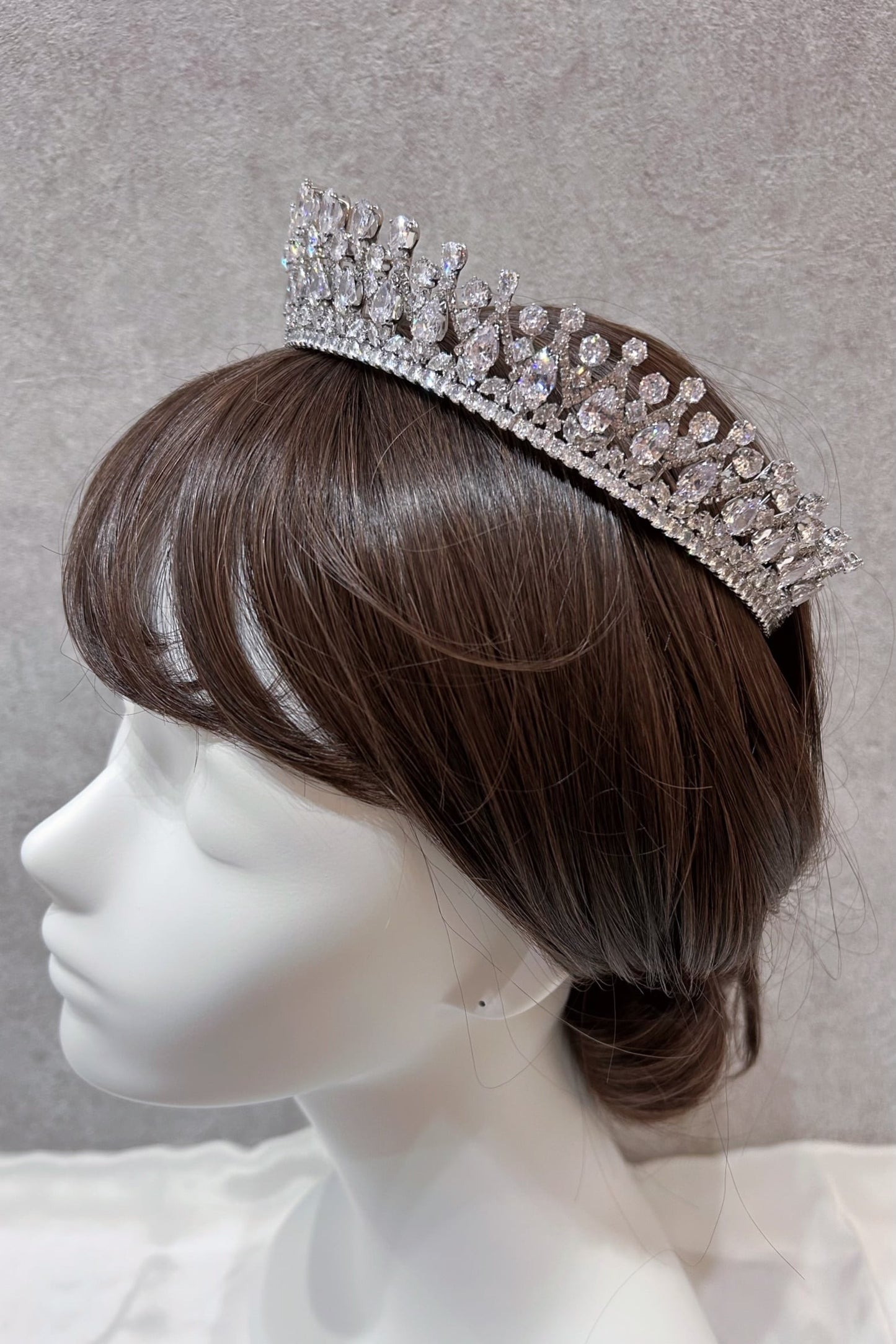 ジルコニアティアラ ~ブライダルティアラ~ ≪ZT-26≫【結婚式 ヘアアクセサリー】