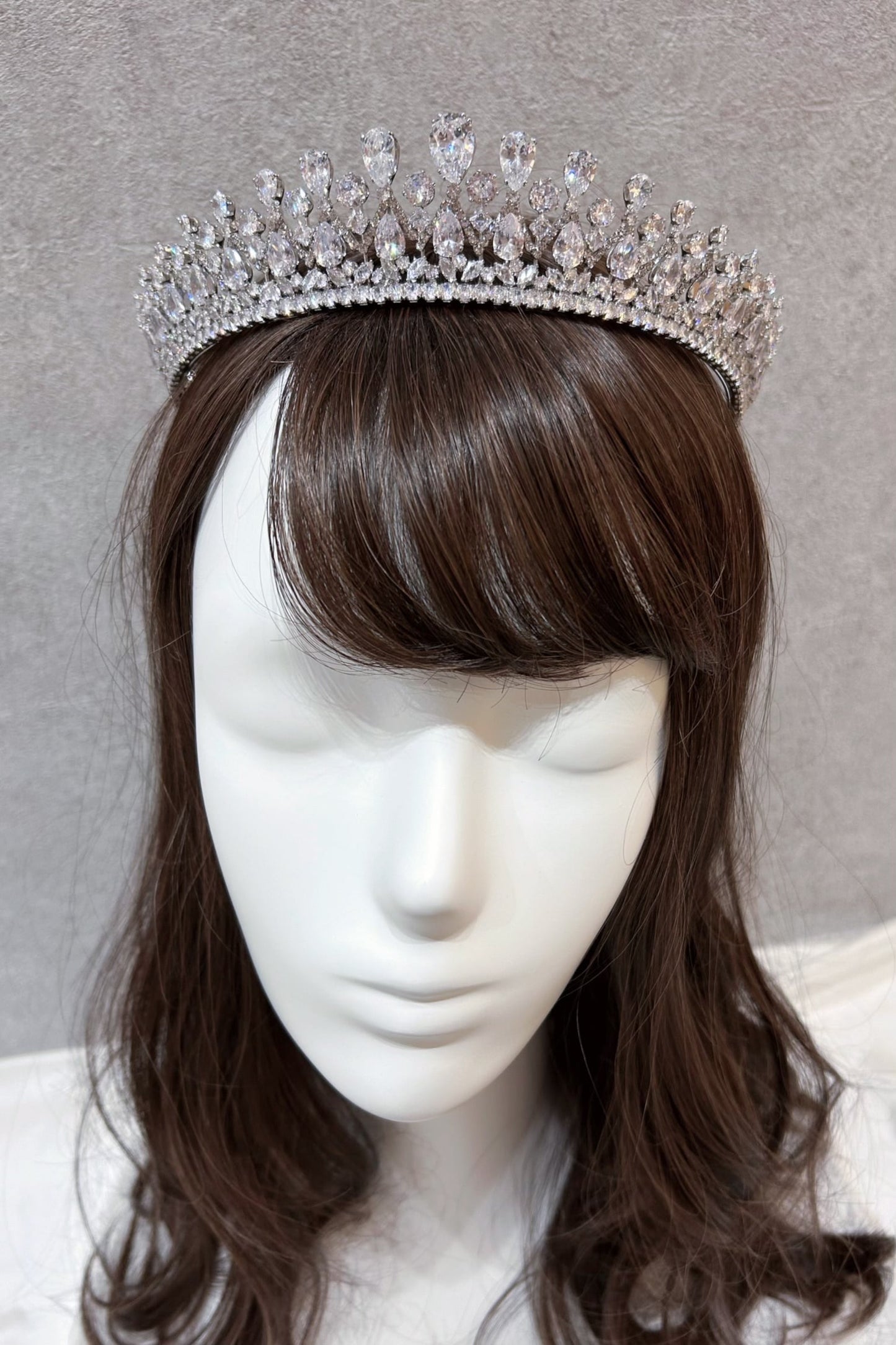 ジルコニアティアラ ~ブライダルティアラ~ ≪ZT-26≫【結婚式 ヘアアクセサリー】