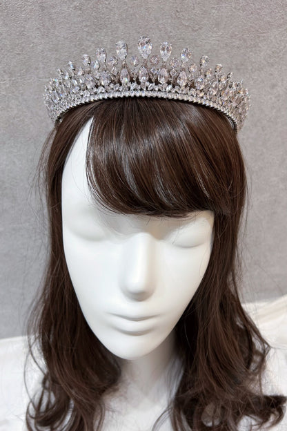 ジルコニアティアラ ~ブライダルティアラ~ ≪ZT-26≫【結婚式 ヘアアクセサリー】