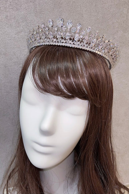 ジルコニアティアラ ~ブライダルティアラ~ ≪ZT-26≫【結婚式 ヘアアクセサリー】