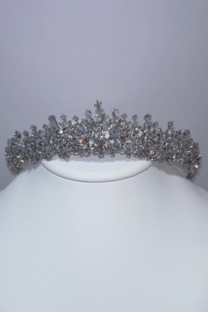 ジルコニアティアラ ~ブライダルティアラ~ ≪ZT-28≫【結婚式 ヘアアクセサリー】