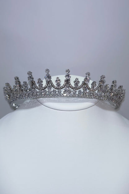 【ヘッドドレス】ジルコニアティアラ ~ブライダルティアラ~ ≪ZT-29≫