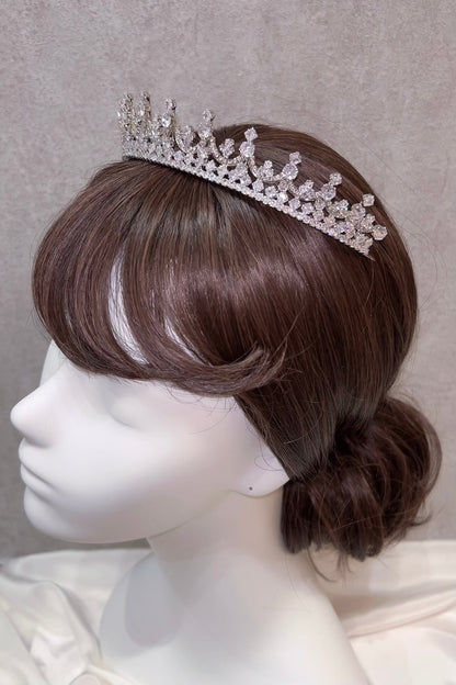 【ヘッドドレス】ジルコニアティアラ ~ブライダルティアラ~ ≪ZT-29≫