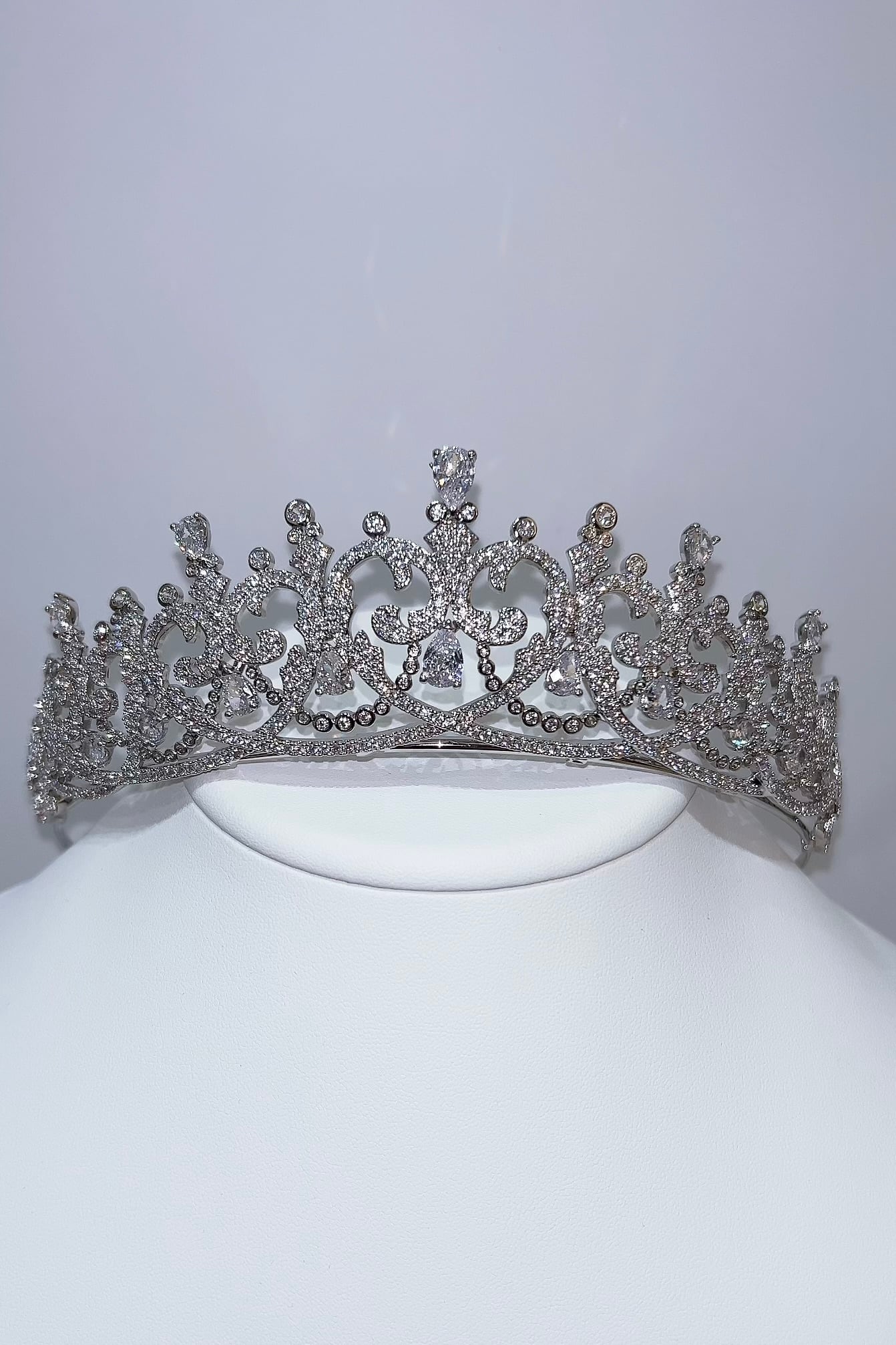 ジルコニアティアラ ~ブライダルティアラ~ ≪ZT-30≫【結婚式 ヘアアクセサリー】