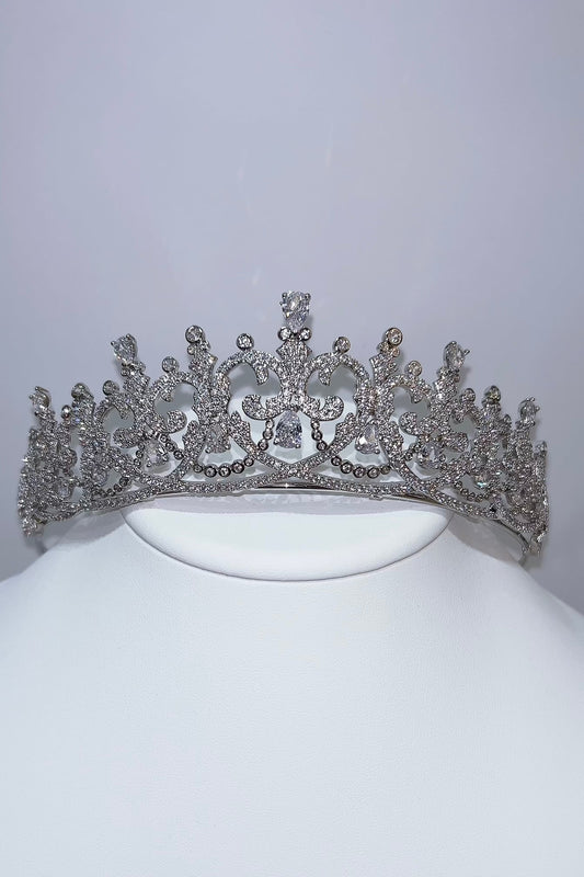 ジルコニアティアラ ~ブライダルティアラ~ ≪ZT-30≫【結婚式 ヘアアクセサリー】