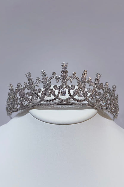 ジルコニアティアラ ~ブライダルティアラ~ ≪ZT-30≫【結婚式 ヘアアクセサリー】