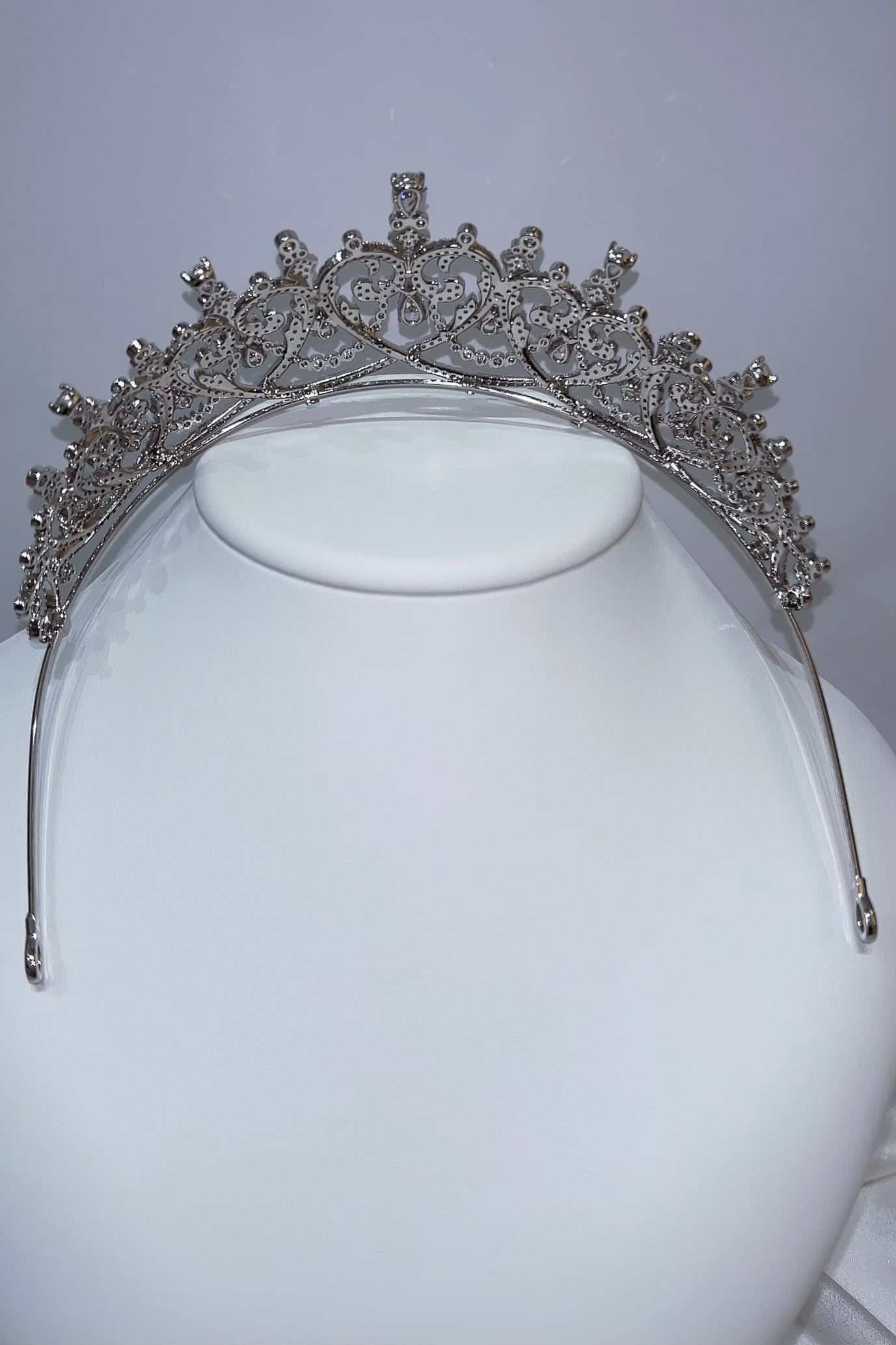 ジルコニアティアラ ~ブライダルティアラ~ ≪ZT-30≫【結婚式 ヘアアクセサリー】