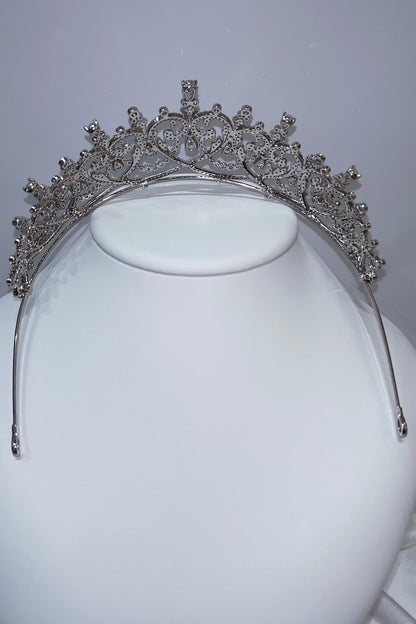 ジルコニアティアラ ~ブライダルティアラ~ ≪ZT-30≫【結婚式 ヘアアクセサリー】