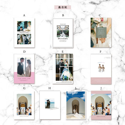 【プレミアムデザイン】 プロフィールブック 30部セット【結婚式 ペーパー プロフィールブック】