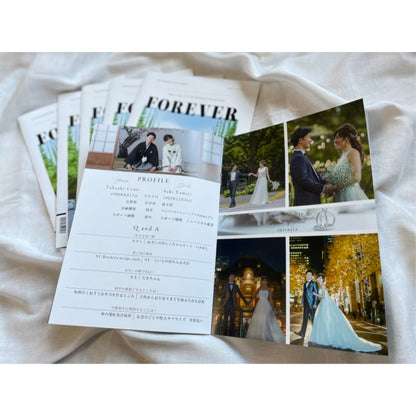 【ノーマルデザイン】 プロフィールブック 30部セット【結婚式 ペーパー プロフィールブック】