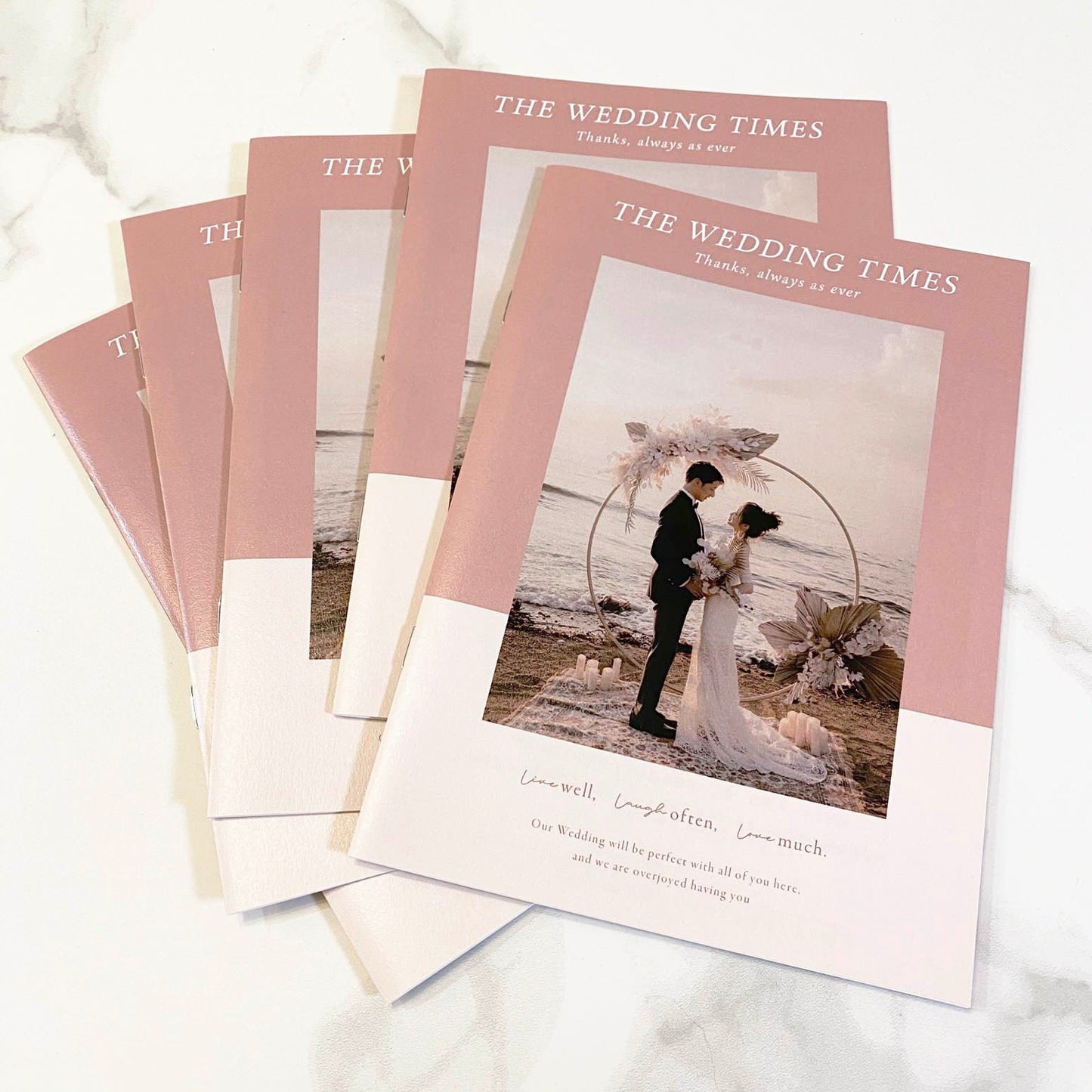 【ノーマルデザイン】 プロフィールブック 30部セット【結婚式 ペーパー プロフィールブック】