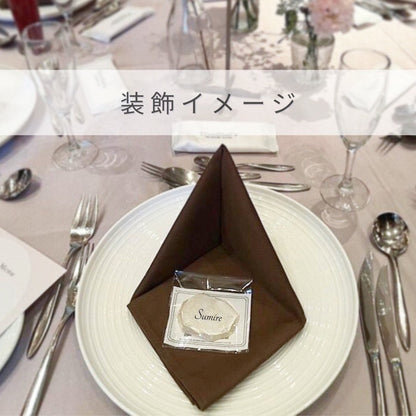 【席札石鹸】YURAM【結婚式 ペーパー 席札】