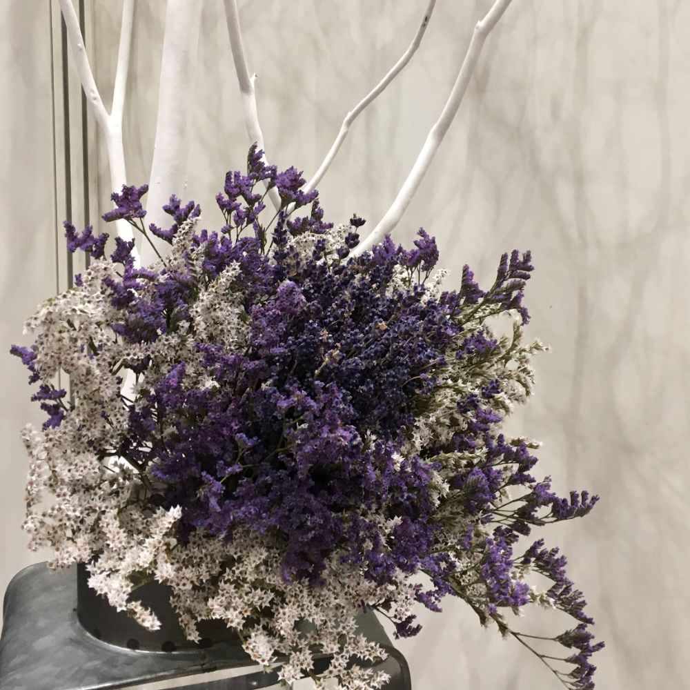 【ドライフラワー】ブルーフレグランス 【結婚式 フラワー ドライフラワー ブーケ ブートニア】