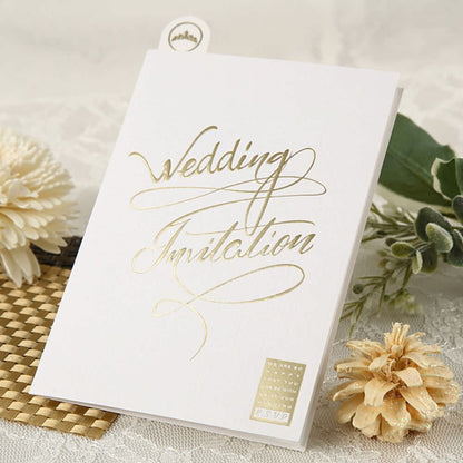 招待状セット アルジェンテ ホワイト【結婚式 ペーパー 招待状】