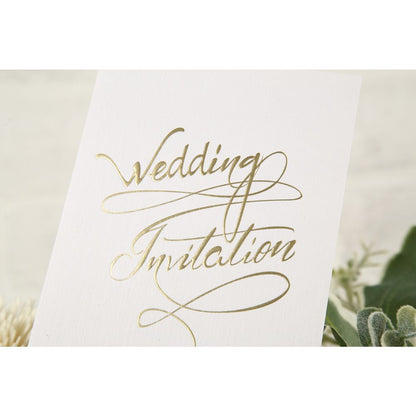 招待状セット アルジェンテ ホワイト【結婚式 ペーパー 招待状】