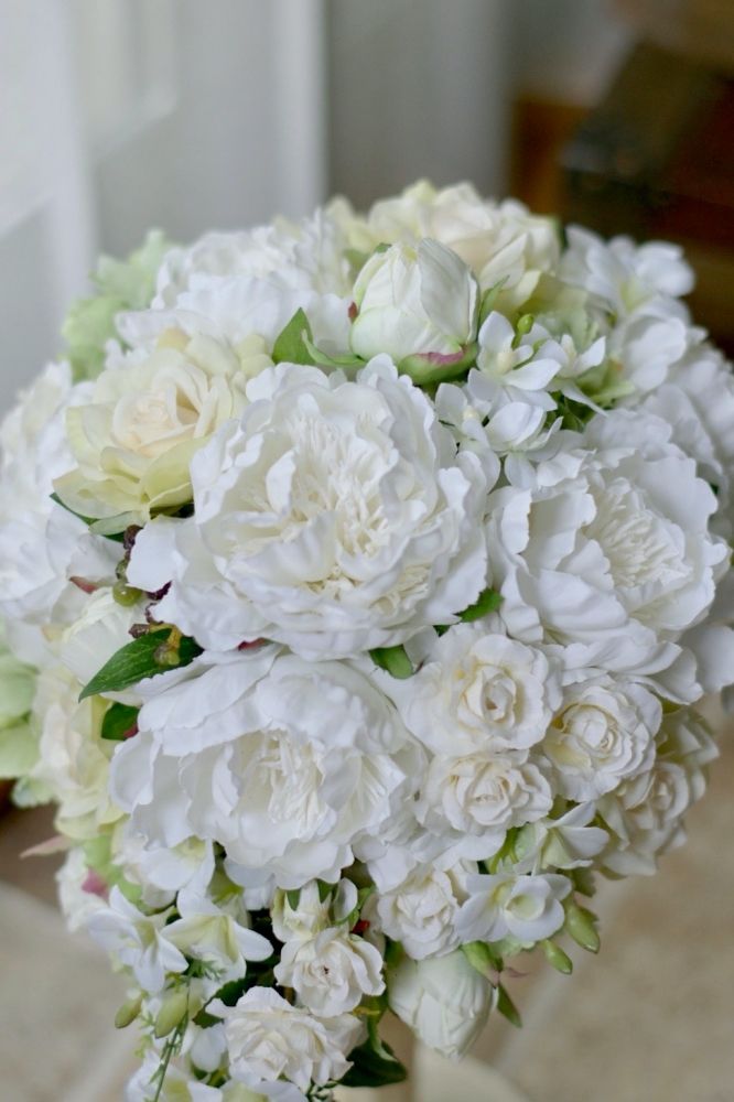 【造花】 オーダーメイド [キャスケードブーケセット] 【結婚式 フラワー 造花 ブーケ ブートニア オーダーメイド】