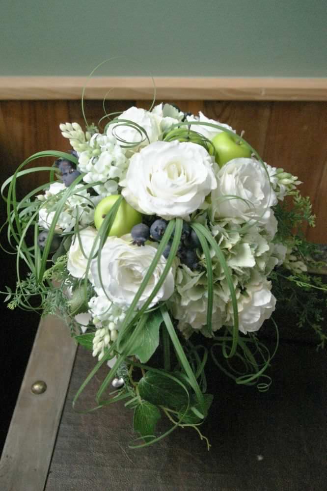 【造花】 オーダーメイド [クラッチブーケセット] 【結婚式 フラワー 造花 ブーケ ブートニア オーダーメイド】