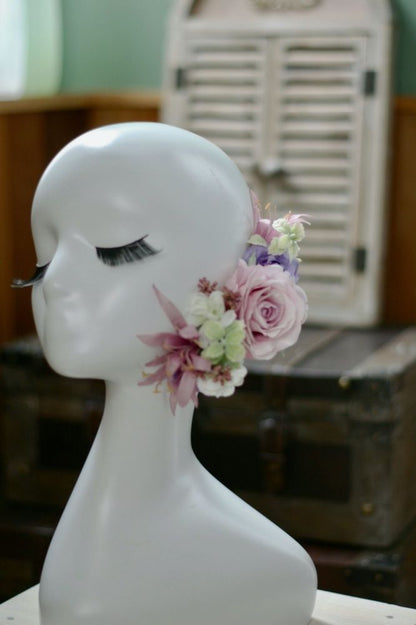 【造花】 オーダーメイド [クラッチブーケセット] 【結婚式 フラワー 造花 ブーケ ブートニア オーダーメイド】