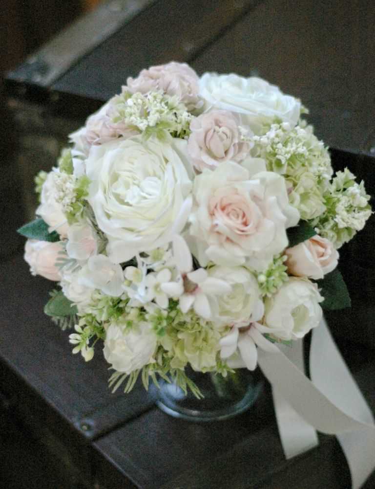【造花】 オーダーメイド [クラッチブーケセット] 【結婚式 フラワー 造花 ブーケ ブートニア オーダーメイド】