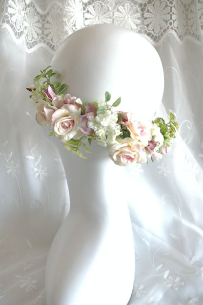 【造花】 オーダーメイド [ラウンドブーケセット] 【結婚式 フラワー 造花 ブーケ ブートニア オーダーメイド】
