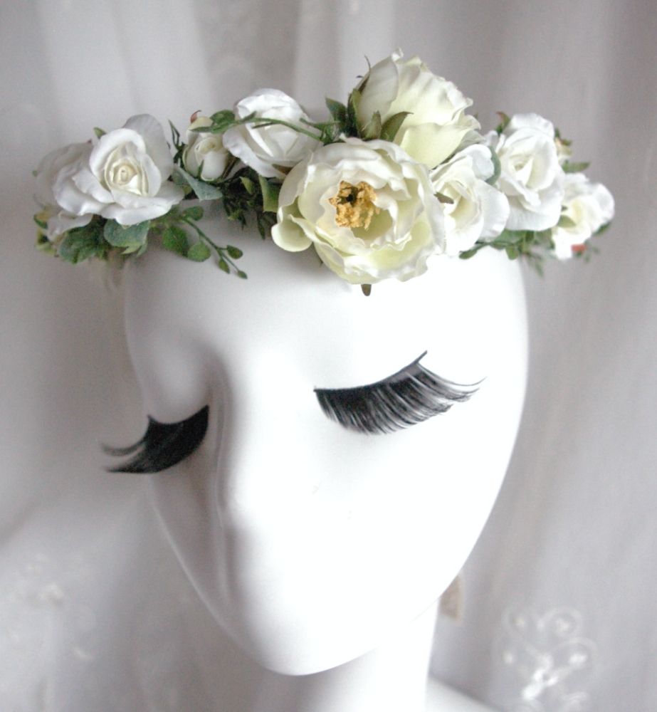 【オーダーメイド】アーティフィシャル[花冠]ブライダルアクセサリー 【結婚式 ヘアアクセサリー オーダーメイド】