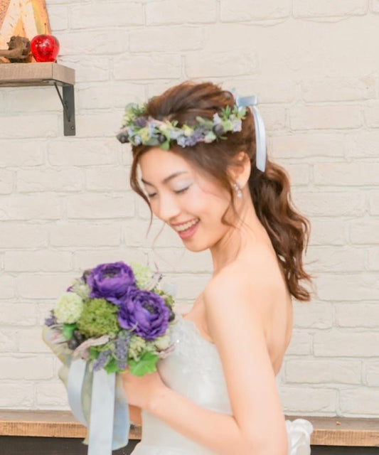 【オーダーメイド】アーティフィシャル[花冠]ブライダルアクセサリー 【結婚式 ヘアアクセサリー オーダーメイド】