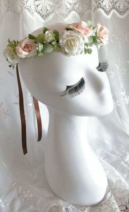 【オーダーメイド】アーティフィシャル[花冠]ブライダルアクセサリー 【結婚式 ヘアアクセサリー オーダーメイド】