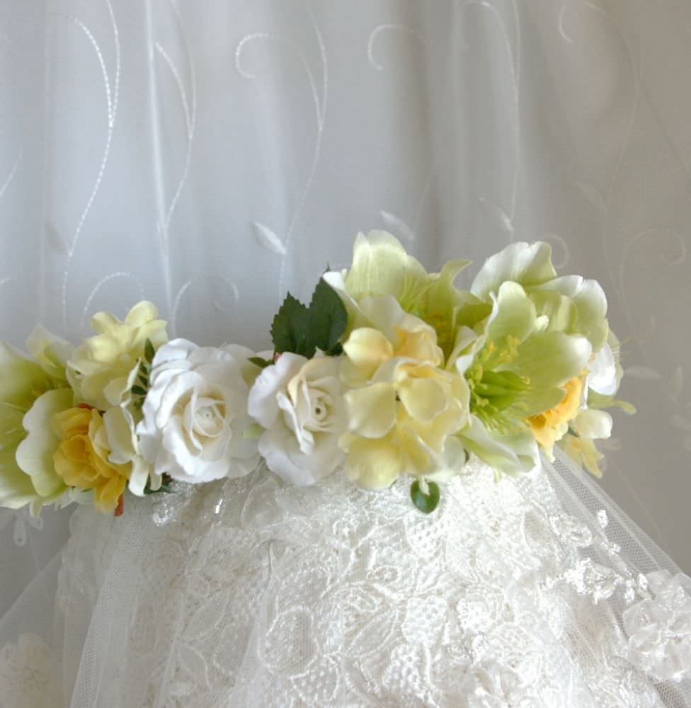 【オーダーメイド】アーティフィシャル[花冠]ブライダルアクセサリー 【結婚式 ヘアアクセサリー オーダーメイド】