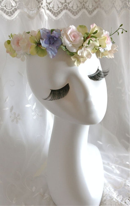 【オーダーメイド】アーティフィシャル[花冠]ブライダルアクセサリー 【結婚式 ヘアアクセサリー オーダーメイド】