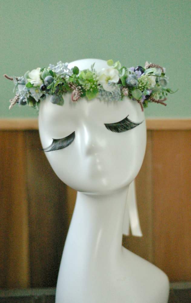 【オーダーメイド】アーティフィシャル[花冠]ブライダルアクセサリー 【結婚式 ヘアアクセサリー オーダーメイド】