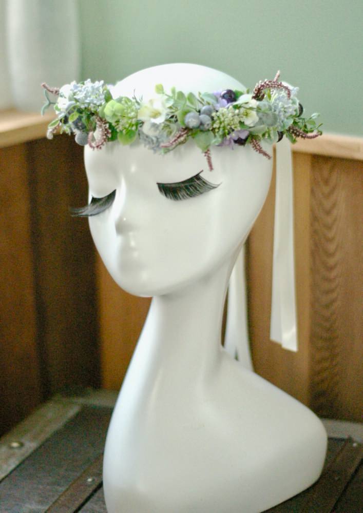 【オーダーメイド】アーティフィシャル[花冠]ブライダルアクセサリー 【結婚式 ヘアアクセサリー オーダーメイド】