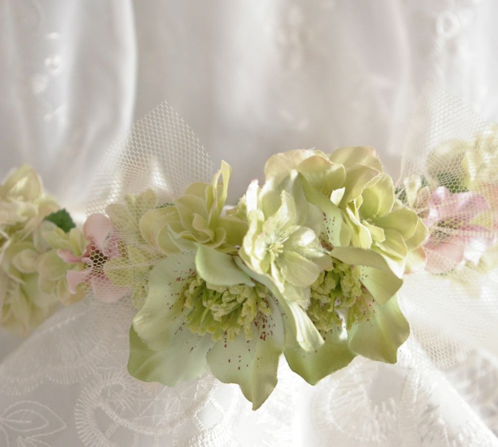 【オーダーメイド】アーティフィシャル[花冠]ブライダルアクセサリー 【結婚式 ヘアアクセサリー オーダーメイド】