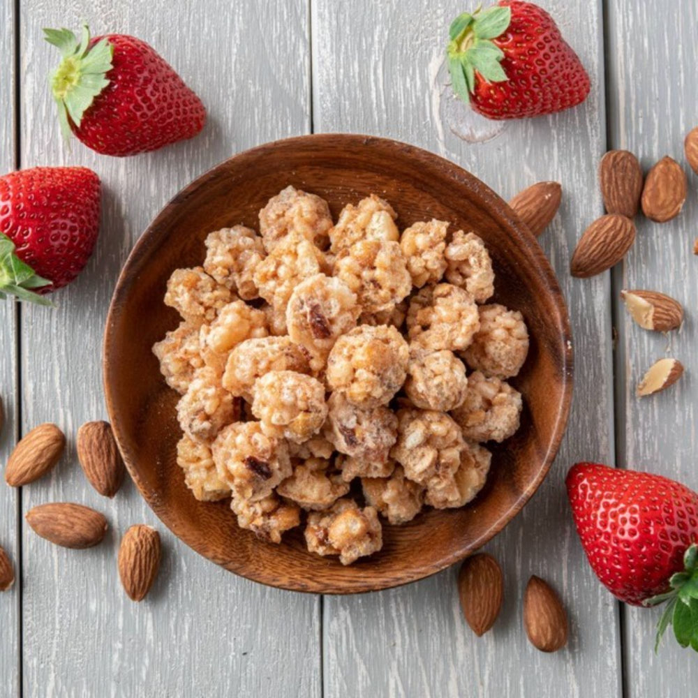 岩おこし【LUCKYいちご×アーモンド】 【結婚式 引き菓子 プチギフト お菓子】