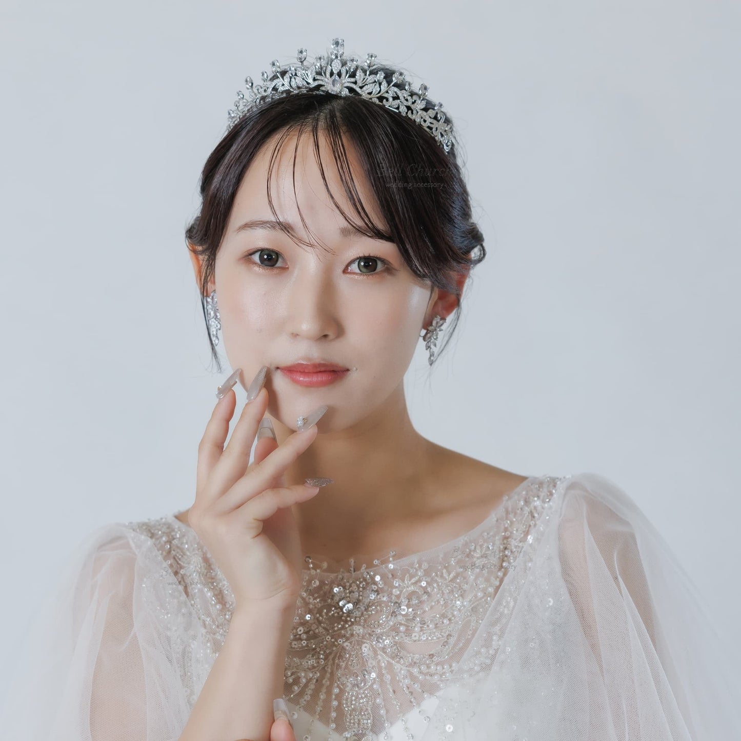 ウエディングピアス イヤリング｜ジルコニア｜シルバー(BC-E106)【結婚式　アクセサリー　ピアス　イヤリング】